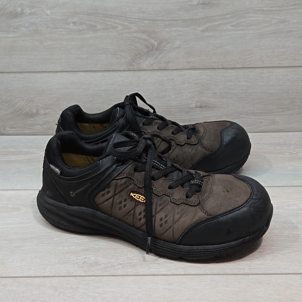 Keen Mens Utility Steel Toe Safty Work Leather Sneakers shoes sz 10D